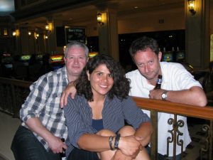 Captain J, Alisa and Charlton, photo taken by Judi