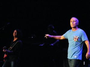 Roland and Curt on stage at OC Fair
