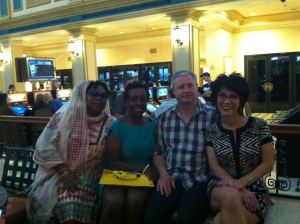 Posing with the peeps... 