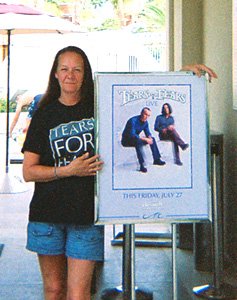 Carolyn poses for a picture at a TFF concert venue.