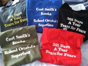 Tears for Fears Travel Fan Tshirts