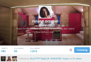 It's official...It's Mr. Orzabal.