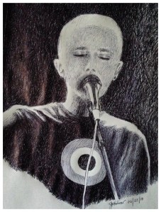 Fan Art by Joyce, one of the team leaders of the Phils Kooks, TFF Travel Fan team Philippines