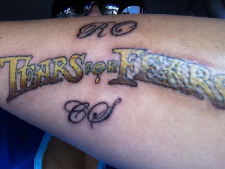 Dedicated fan got this done in 2011. Isn't it beautiful. Wishing the best!