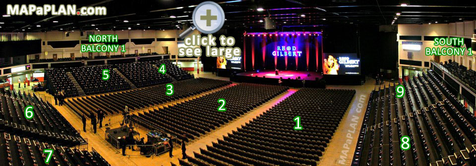 Cardiff Motorpoint Arena detailed seating plan