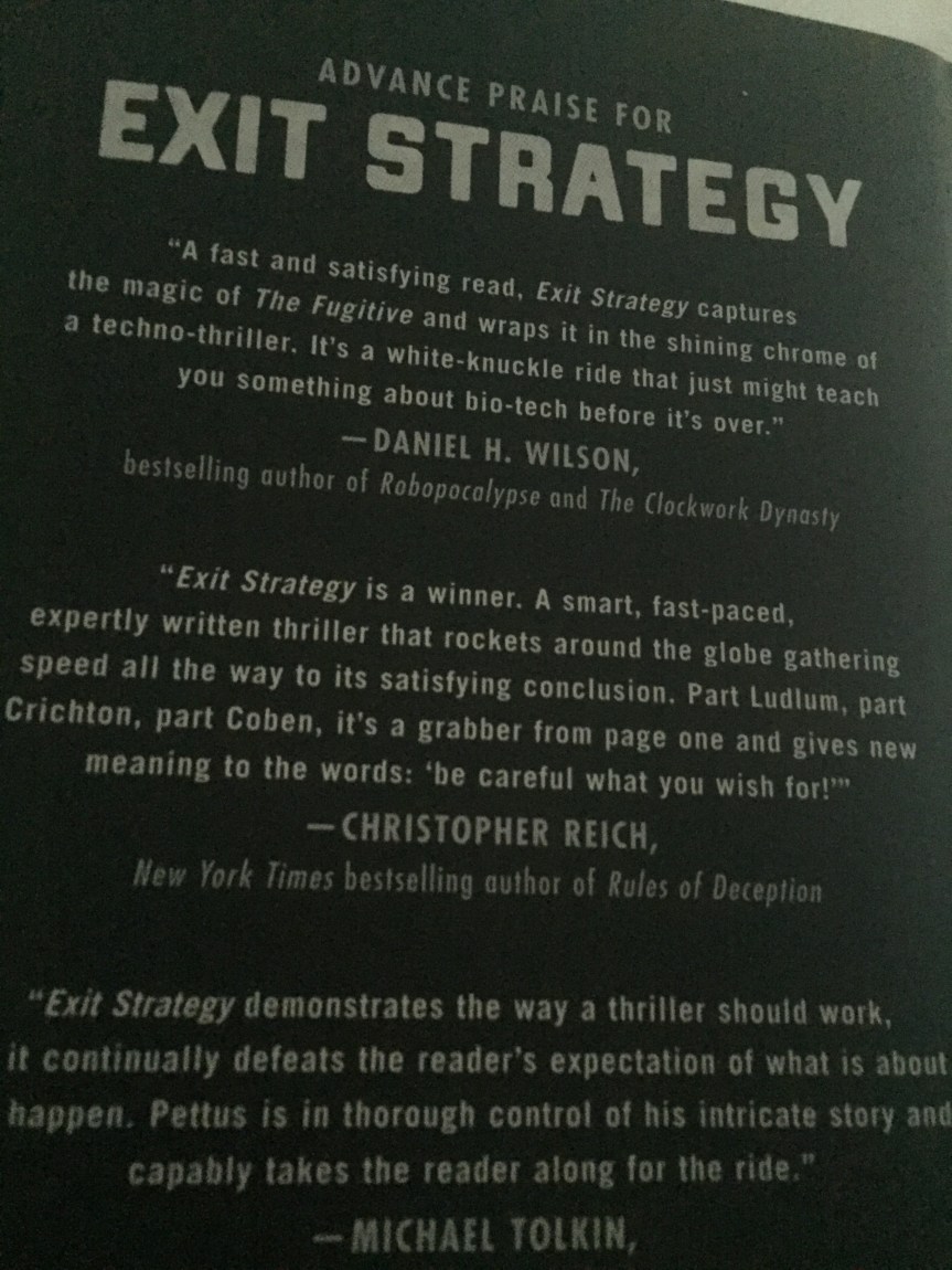 Exit Strategy, by Reverend Charlton Pettus&nbsp;#TFFBookClub
