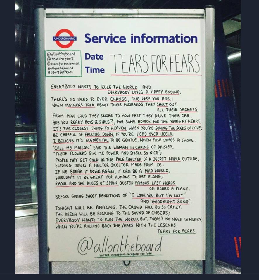 from all on the board